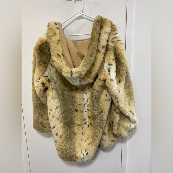 Animal print Reversible hoddie coat - Picture 2 of 2